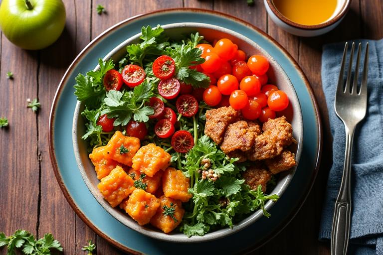 Healthy food prepared on a table